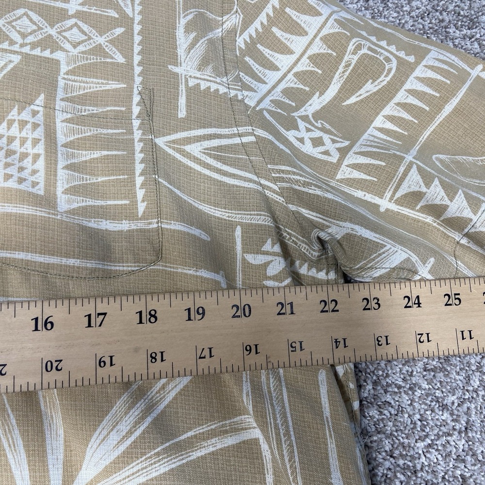 Quiksilver Shirt Mens XL Hawaiian Floral Print Aloha Button Up Short Sleeve - Picture 4 of 5